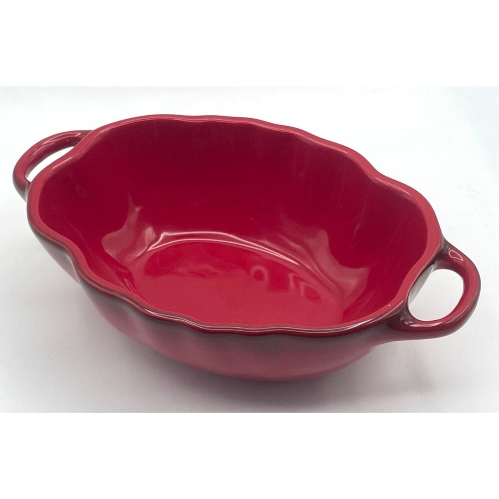 NEW Staub Petite Tomato Mini Cocotte Baking Dish 16 oz Red Double Handle No Lid